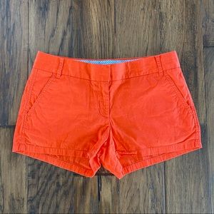 J CREW - Red Cotton Chino Shorts - Size 6